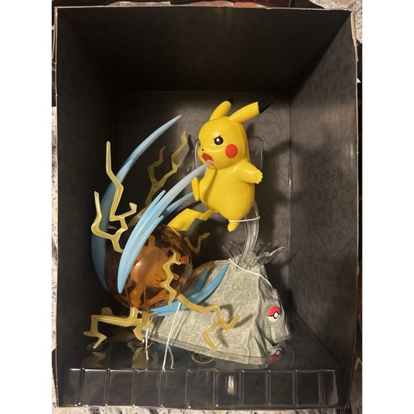 Pokemon Pikachu Select Deluxe Figure Jazwares 1/10 Scale Light FX - *Read Desc* - Picture 7 of 16